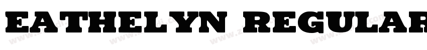 Eathelyn Regular字体转换